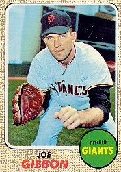 1968 Topps Baseball Cards      032      Joe Gibbon